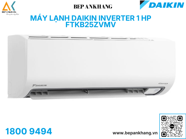Máy lạnh Daikin Inverter 1 HP FTKB25ZVMV